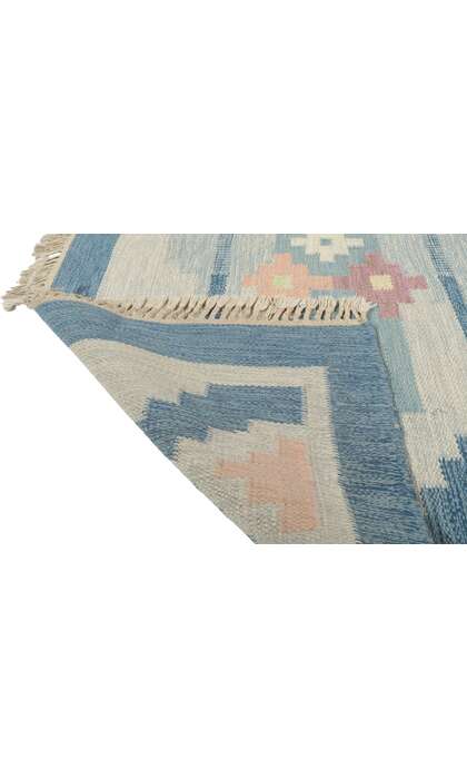 7 x 10 Ingegerd Silow Vintage Swedish Rollakan Rug 78246