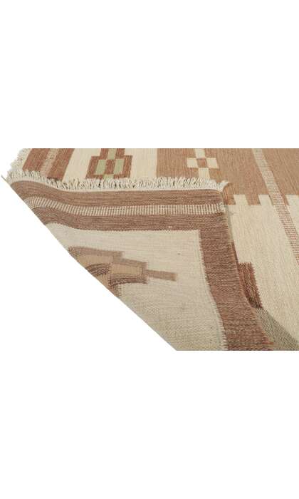 7 x 9 Erik Lundberg Vintage Swedish Rollakan Rug 78253