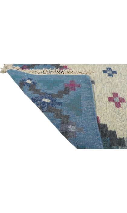 6 x 8 Anne Marie Boberg Vintage Swedish Rollakan Rug 78265