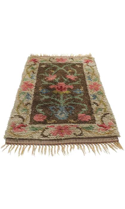 2 x 4 Vintage Finnish Rya Ryijy Rug 78269