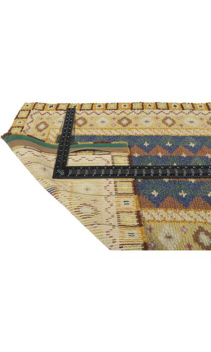 3 x 7 Vintage Finnish Rya Ryijy Rug 78272