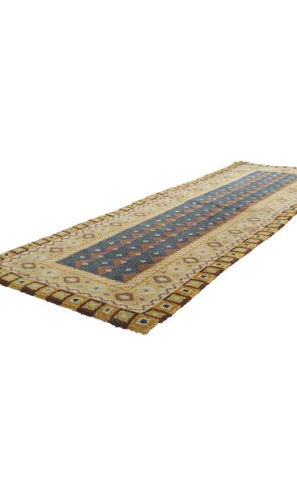 3 x 7 Vintage Finnish Rya Ryijy Rug 78272