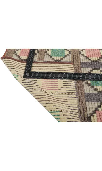 2 x 5 Vintage Finnish Rya Ryijy Rug 78273