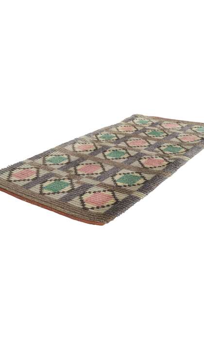 2 x 5 Vintage Finnish Rya Ryijy Rug 78273