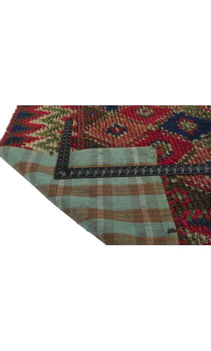 5 x 6 Vintage Finnish Rya Ryijy Rug 78277