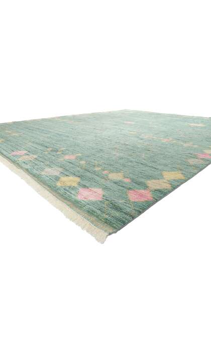 12 x 15 Teal Moroccan Area Rug 30776