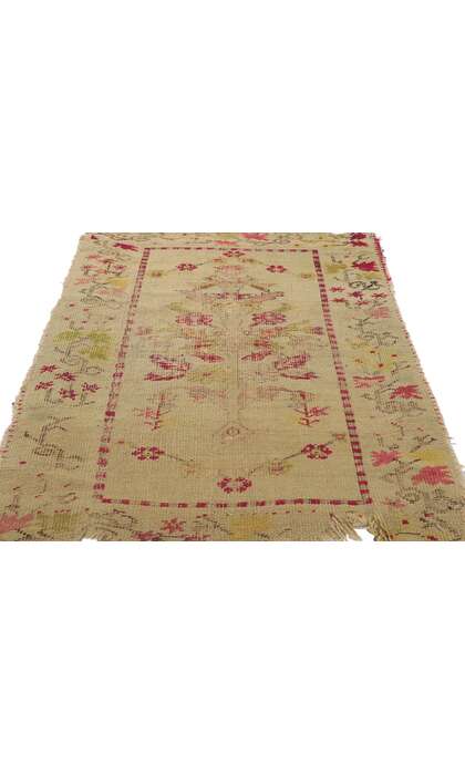 2 x 3 Antique Turkish Oushak Rug 71041