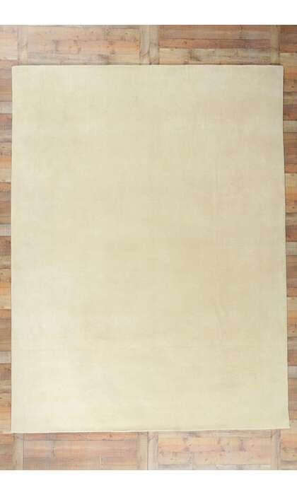 9 x 12 Contemporary Ivory Area Rug 30754