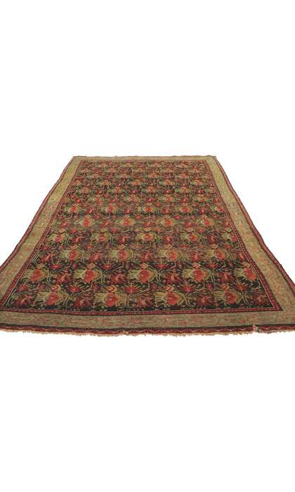 4 x 6 Vintage Persian Senneh Rug 76955