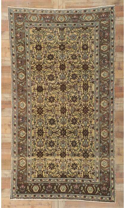 5 x 10 Vintage Turkish Oushak Rug 50215