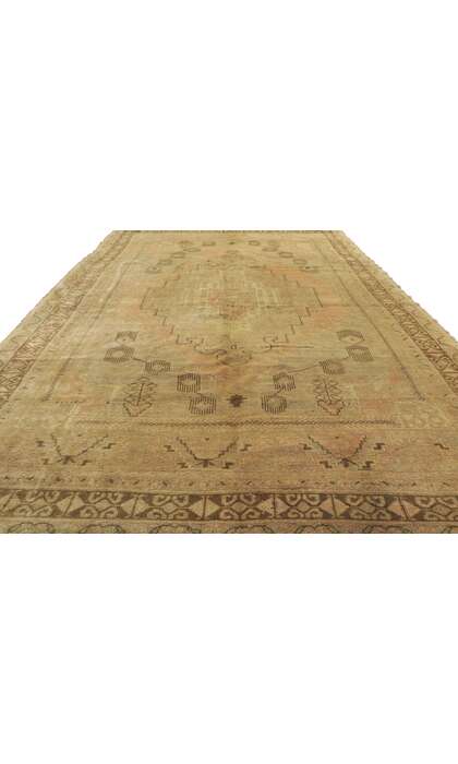 6 x 10 Vintage Turkish Oushak Rug 50518