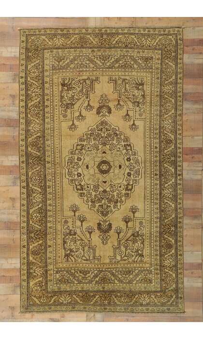 6 x 11 Vintage Turkish Oushak Rug 50517