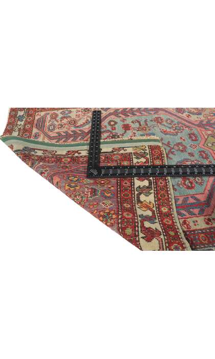 3 x 18 Antique Persian Serapi Runner 78282