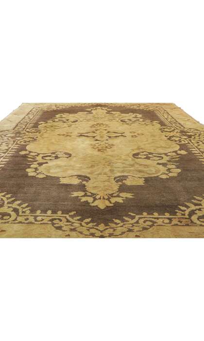 7 x 11 Vintage Turkish Oushak Rug 50042