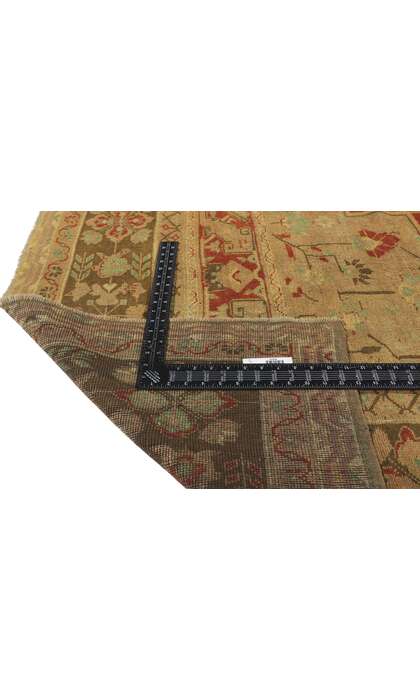 7 x 12 Vintage Turkish Oushak Rug 73983