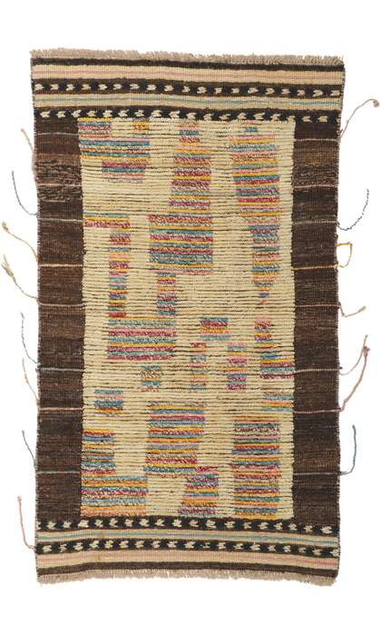 3 x 5 Small Modern Moroccan Rug 80709