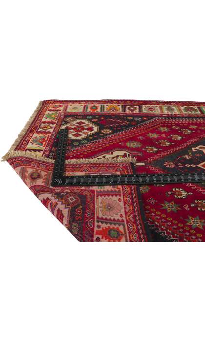4 x 10 Vintage Persian Shiraz Runner 61046