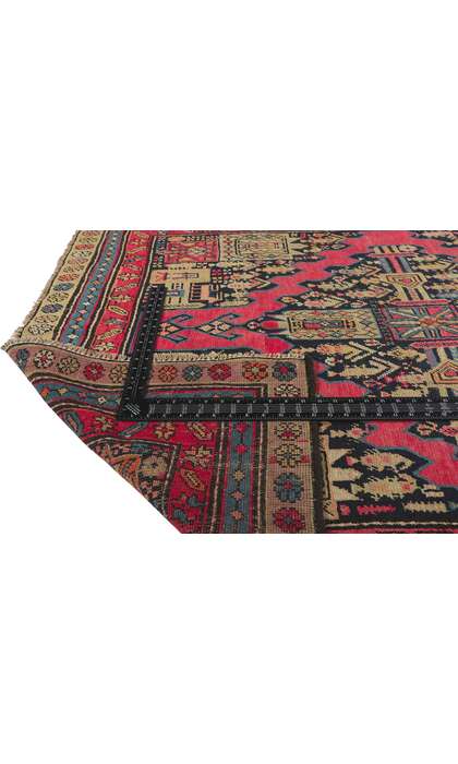 4 x 11 Antique Persian Shiraz Runner 61080