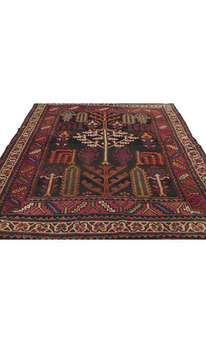 4 x 5 Antique Persian Shiraz Rug 61083