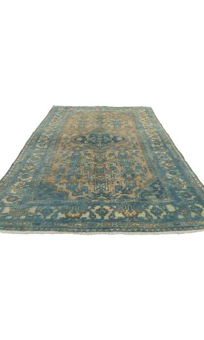 4 x 8 Vintage Persian Hamadan Rug 61084