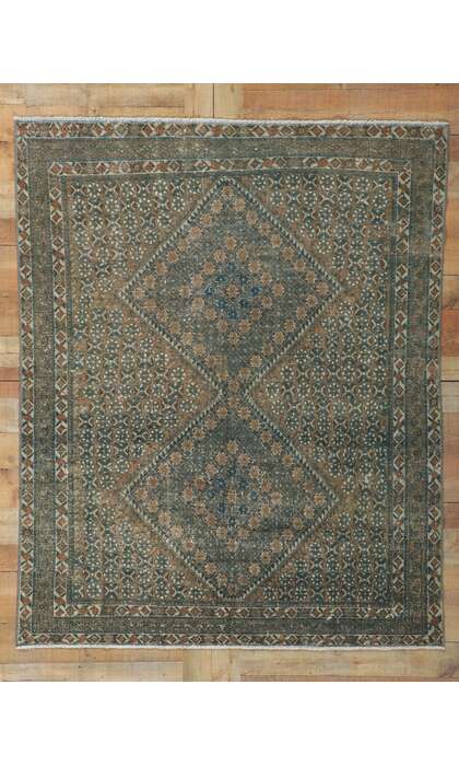5 x 6 Antique Persian Afshar Rug 60963