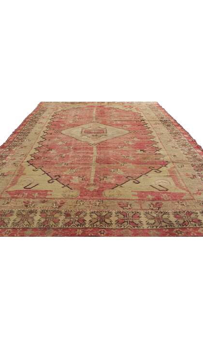 5 x 9 Vintage Turkish Oushak Rug 73663