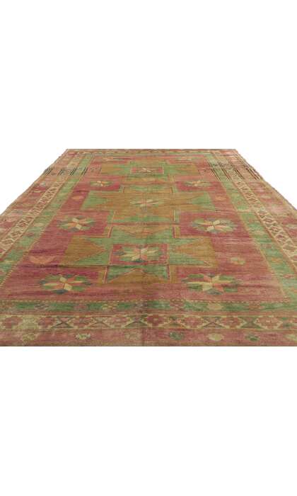 6 x 10 Vintage Turkish Oushak Rug 51385