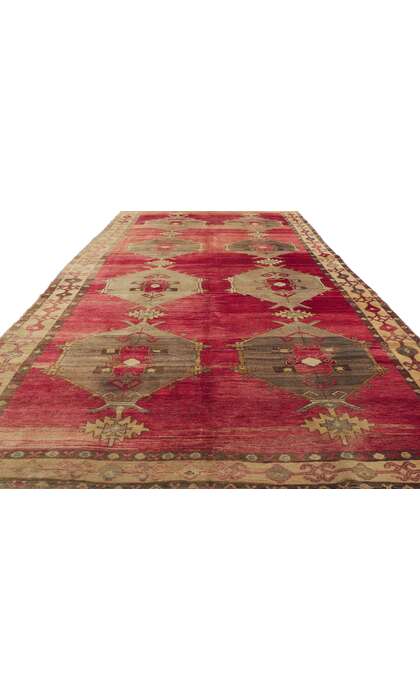 6 x 12 Vintage Turkish Oushak Rug 51445