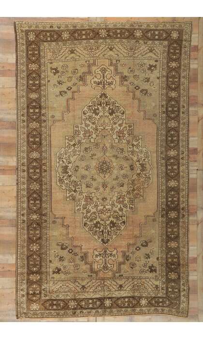 7 x 12 Vintage Turkish Oushak Rug 73945