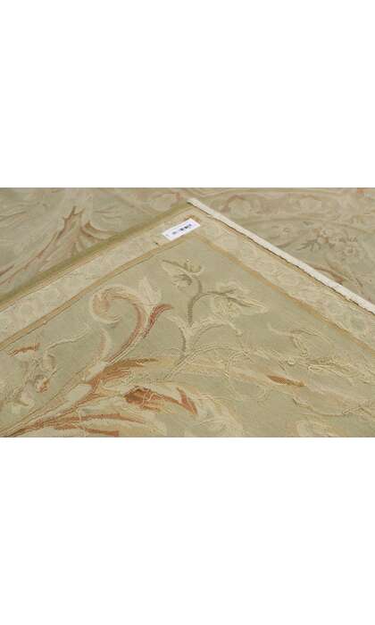 8 x 10 Vintage Handwoven Aubusson Style Rug 76744