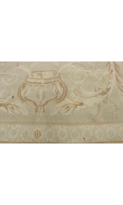 8 x 10 Vintage Handwoven Aubusson Style Rug 76744