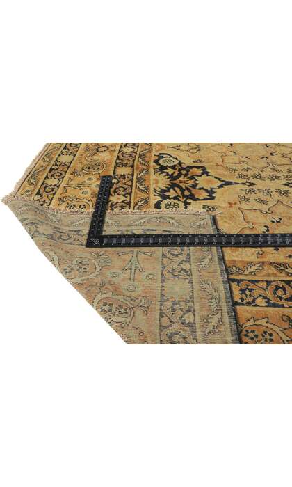 10 x 12 Antique Persian Yazd Rug 73949
