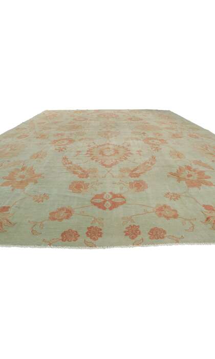 11 x 15 Vintage-Inspired Turkish Oushak Rug 51530