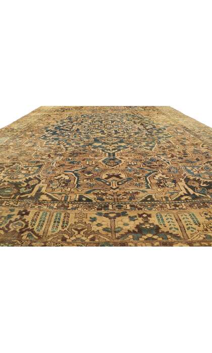 11 x 15 Vintage Persian Bakhtiari Rug 60742