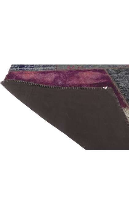 11 x 16 Vintage Purple Patchwork Rug 52130
