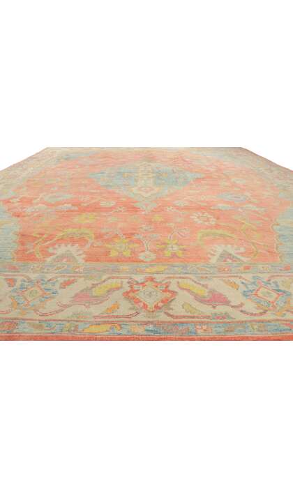 13 x 16 Colorful Oushak Rug 53797