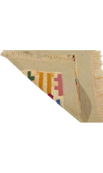 1 x 1 Vintage Peruvian Tapestry Rug 78295