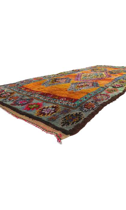 6 x 13 Vintage Berber Moroccan Boujad Rug 21672