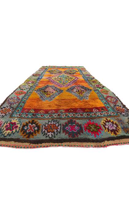 6 x 13 Vintage Berber Moroccan Boujad Rug 21672