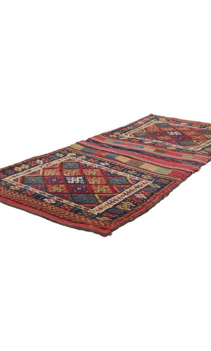 2 x 5 Antique Kurdish Jaf Rug 78192