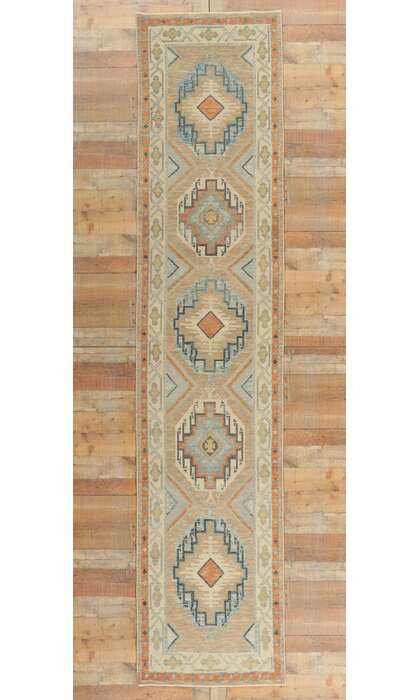 3 x 13 Modern Turkish Oushak Runner 53806