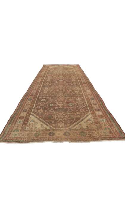 4 x 10 Antique Persian Hamadan Runner 77673