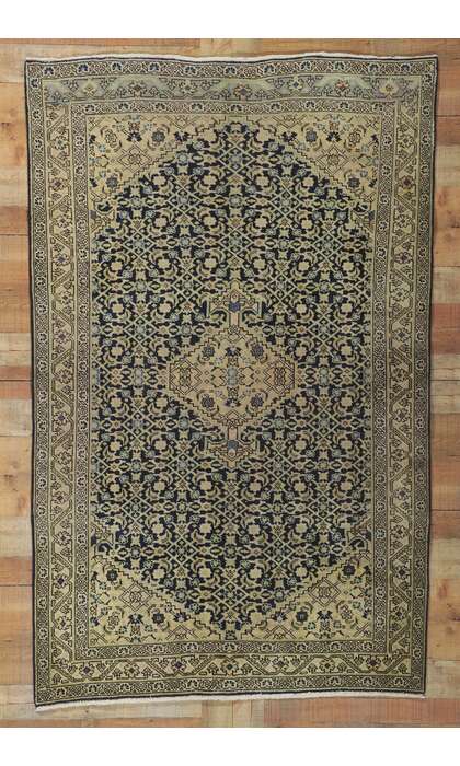 4 x 7 Antique Persian Tabriz Rug 61091