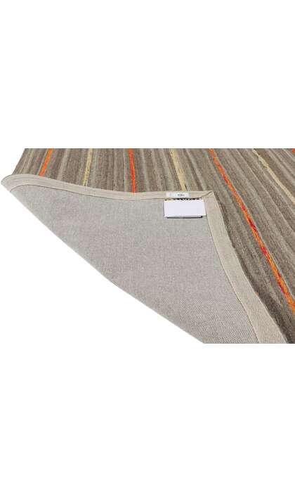 5 x 7 Contemporary Striped Indian Kilim Rug 30090