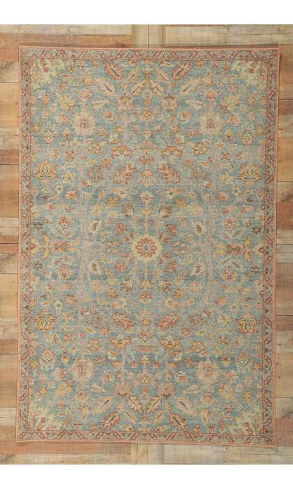 5 x 8 Contemporary Distressed Rug 30785
