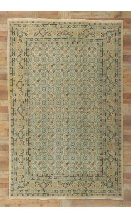 6 x 10 Antique Persian Mashad Rug 51543