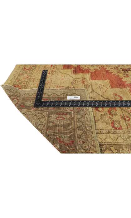 6 x 9 Antique Turkish Oushak Rug 50419