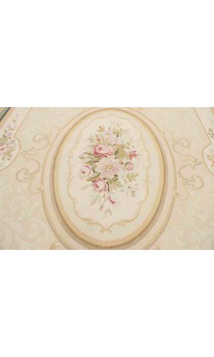 10 x 14 Vintage French Aubusson Rug 77610