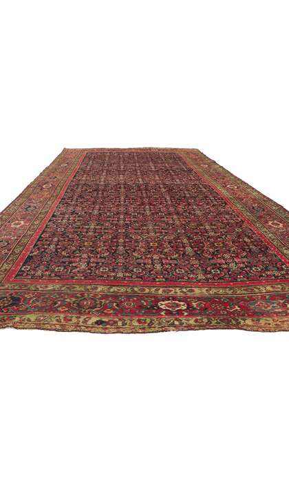 7 x 13 Antique Persian Farahan Rug 76803
