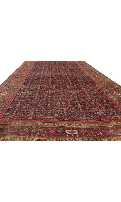 7 x 13 Antique Persian Farahan Rug 76803